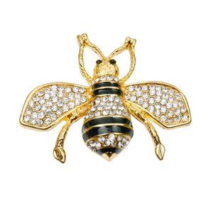 Rhinestone Bee Brooch Pinposhmark-logo  Gift Basket